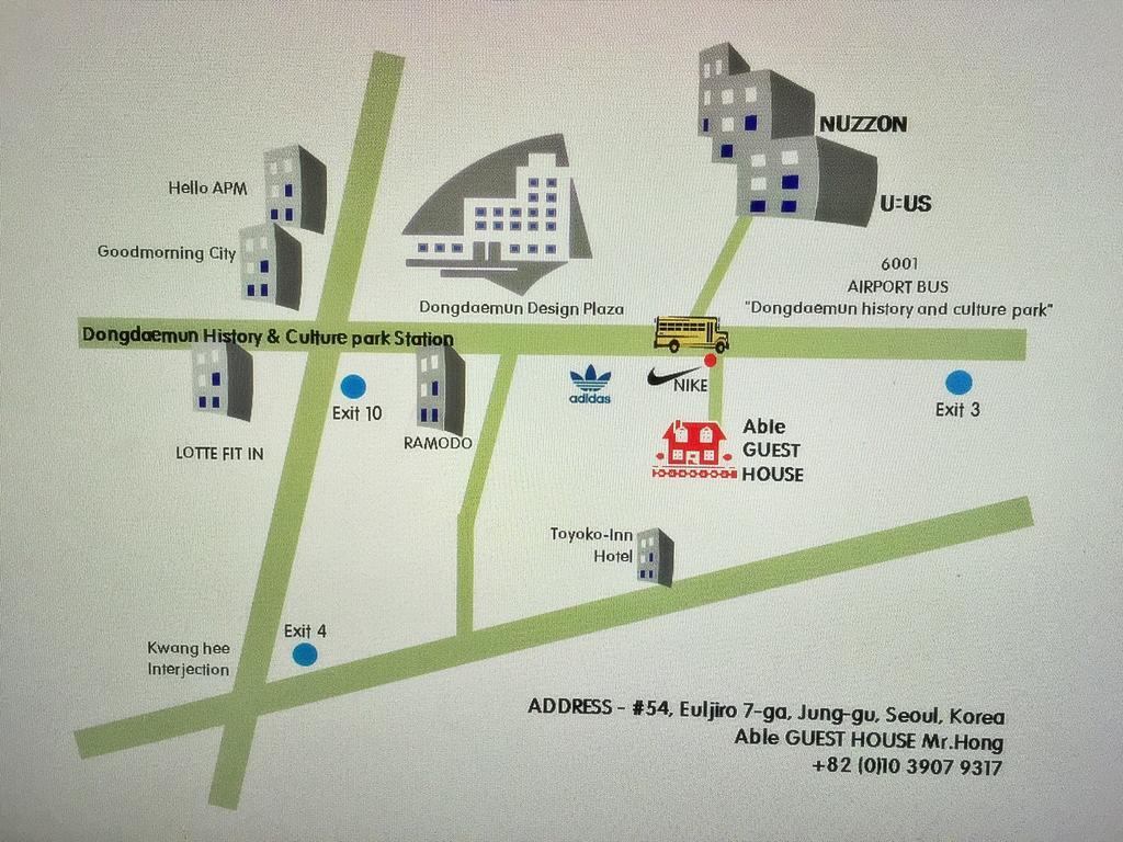 Able Guesthouse Dongdaemun Seoul Exteriör bild